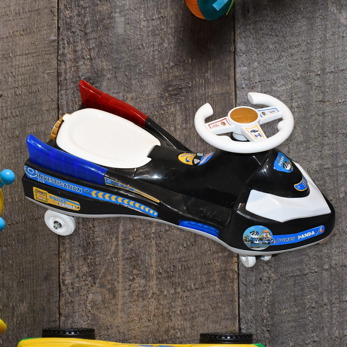 Twisted Police Ride-on Toy Car For Kids With Musical With Lights - Happy Price - Image 3