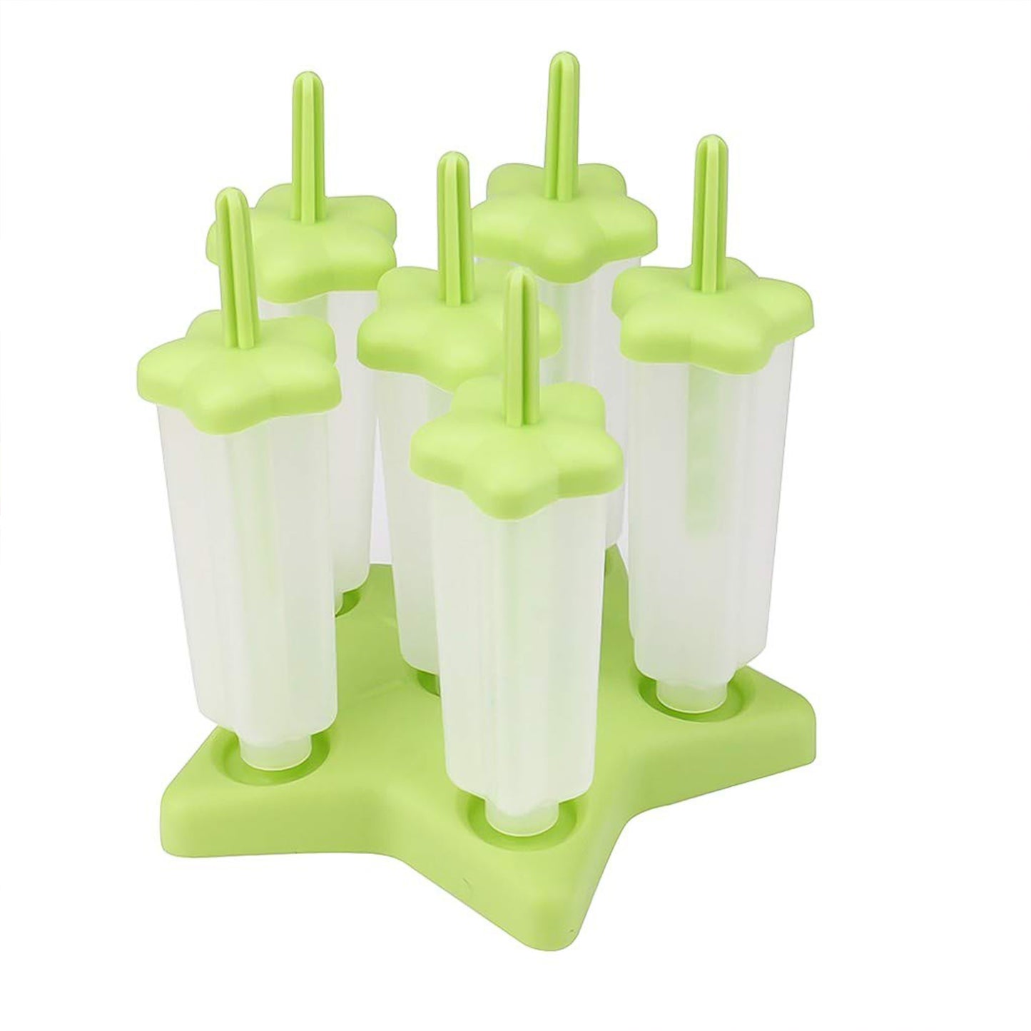 Plastic Ice Cream Molds With Lid (1 Set  6 Pc) - Happy Price - Image 4