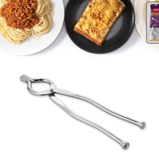 Apex Full Round Sansi  Heavy-duty Stainless Steel Pakkad  Strong Grip (1 Pc) - Happy Price - Image 1