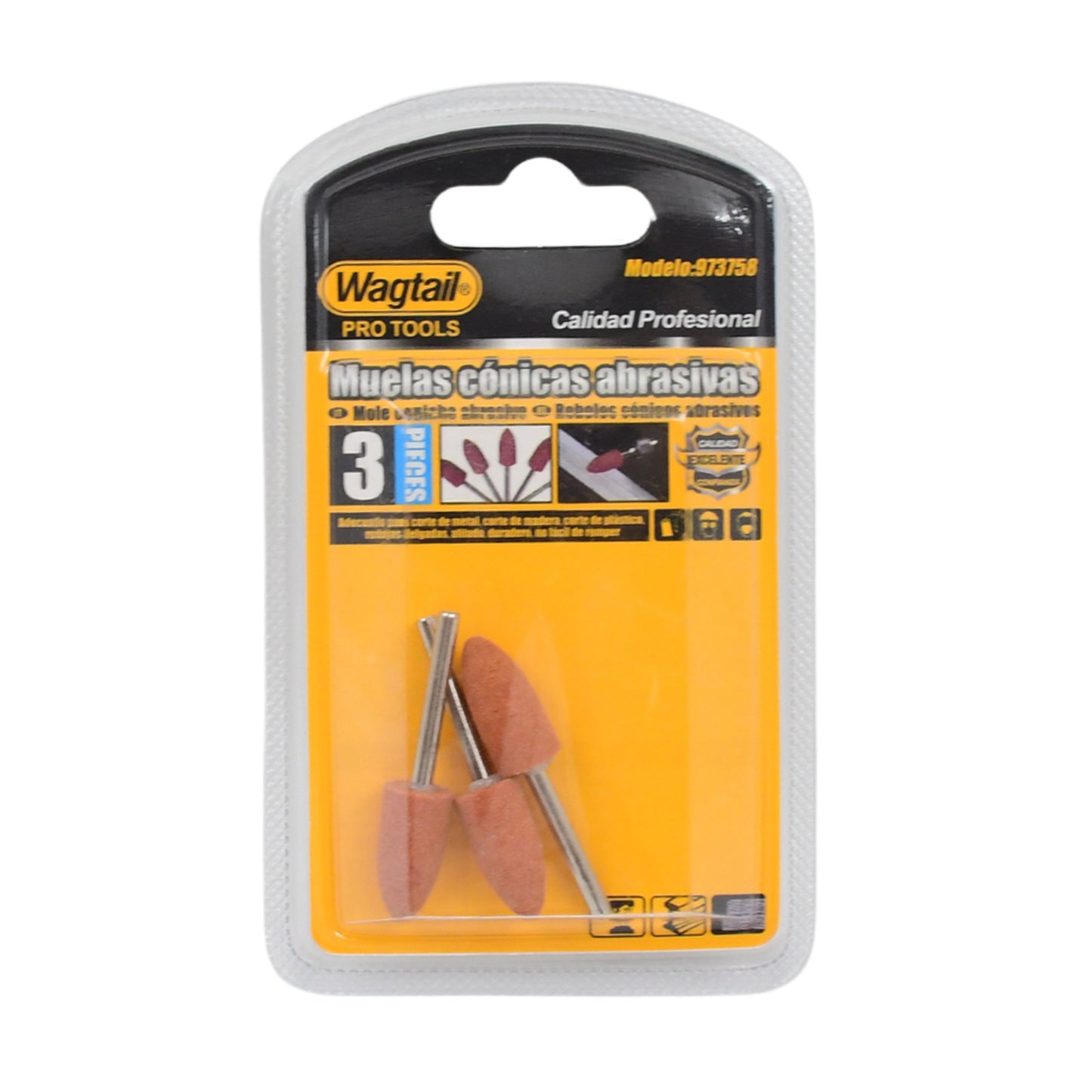 Bullet Shape Rotary Grinding Stone Set (3 Pcs Set) - Happy Price - Image 6