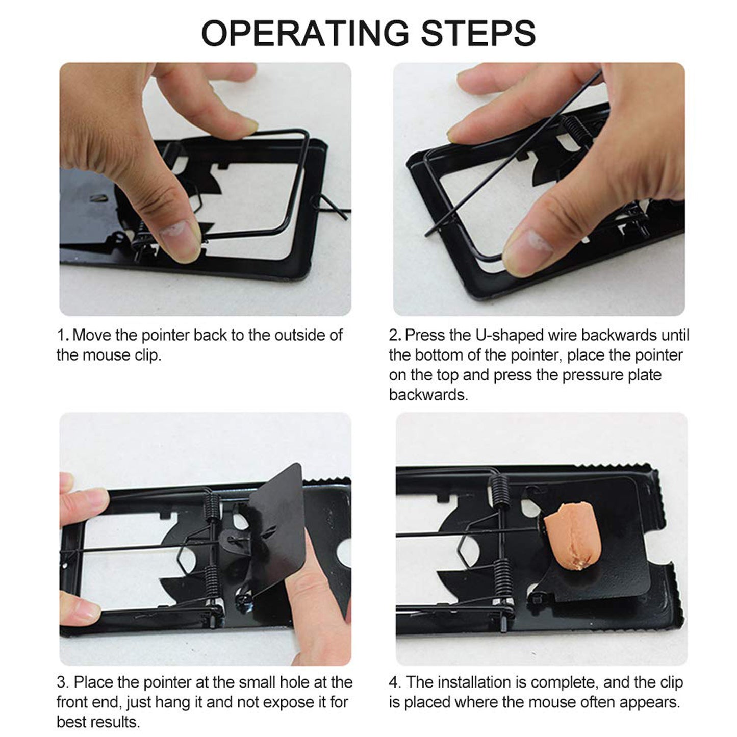 Mouse Trap Catcher Rodent Traps Mice Control Mice Snap Kill Trap (2 Pc) - Happy Price - Image 5