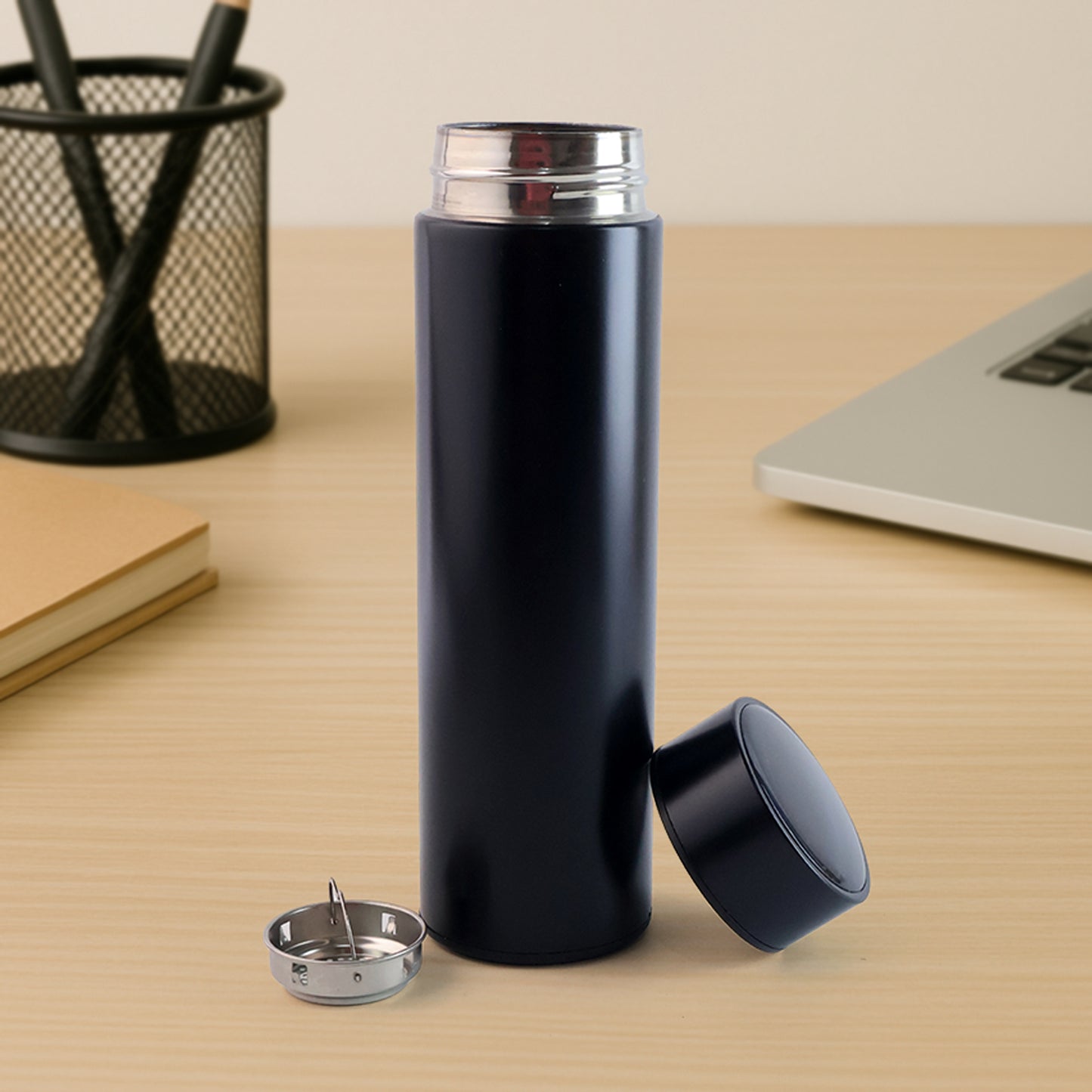 Black Vacuum Insulated Water Bottle (1 Pc  500ml) - Happy Price - Image 7