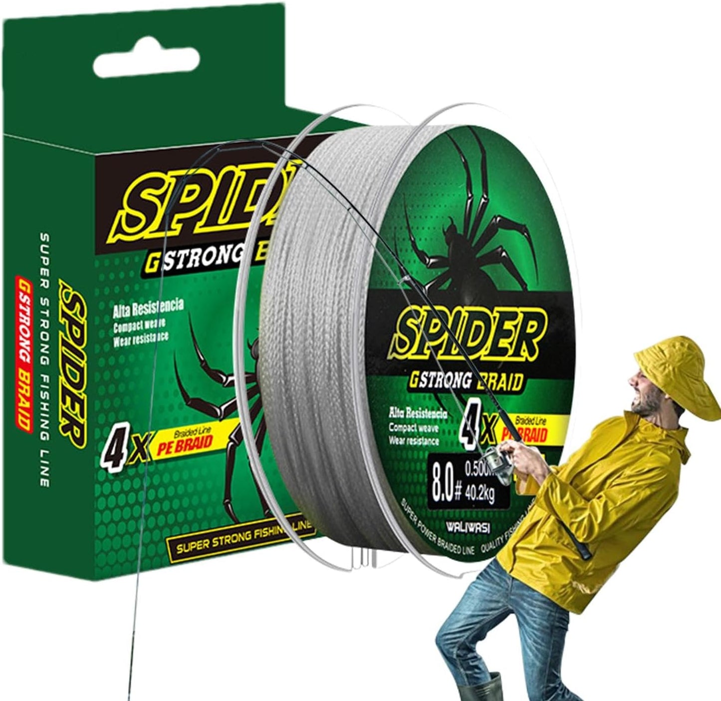 Braided Fishing Line Abrasion Resistant Braided Wires 100 Mtr Braided Wire - Happy Price - Image 3