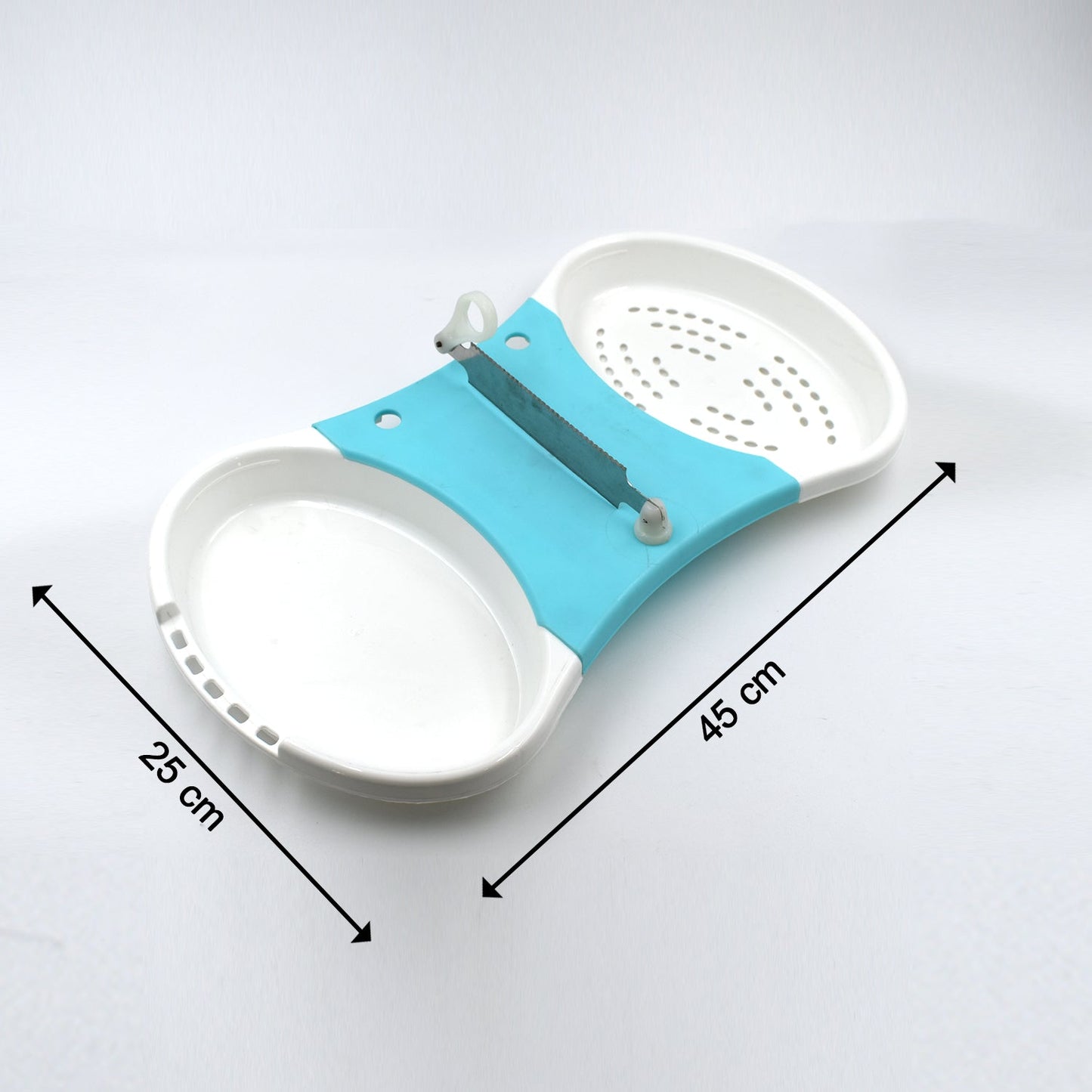Adjustable Cut N Wash Used In All Kinds Of Household And Kitchen Purposes For Cutting And Washing Simultaneously Of Vegetables And Fruits Etc. - Happy Price - Image 4