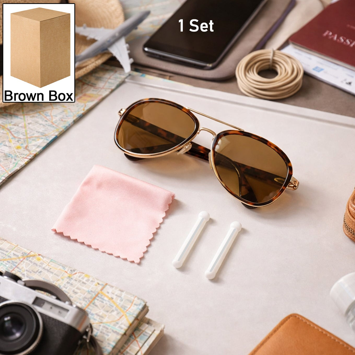 Eyewear Care Kit: 1 Set for Sunglasses & Spectacles Protection - Happy Price - Image 1