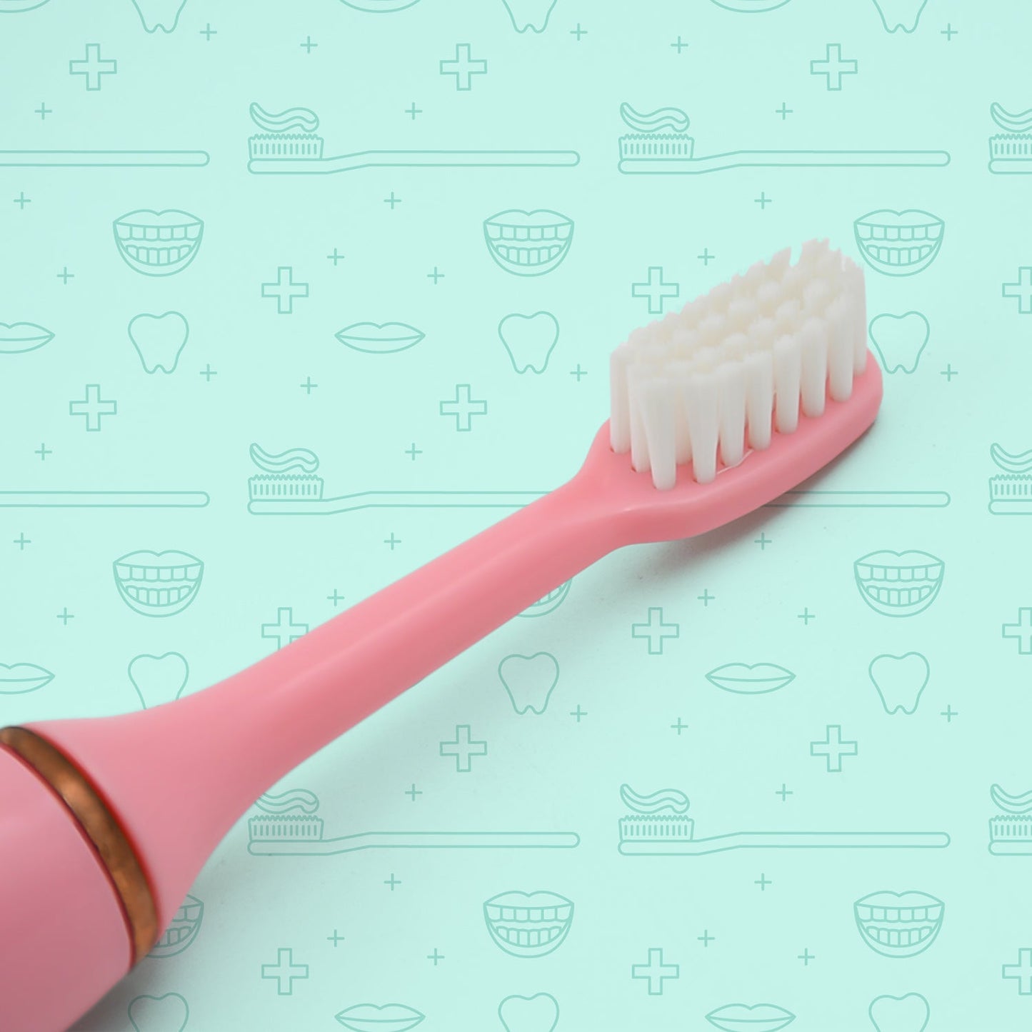 Electric Toothbrush Set for Adults - Waterproof, USB Rechargeable with 4 Extra Heads (1 Pc, Mix Colour) - Happy Price - Image 4