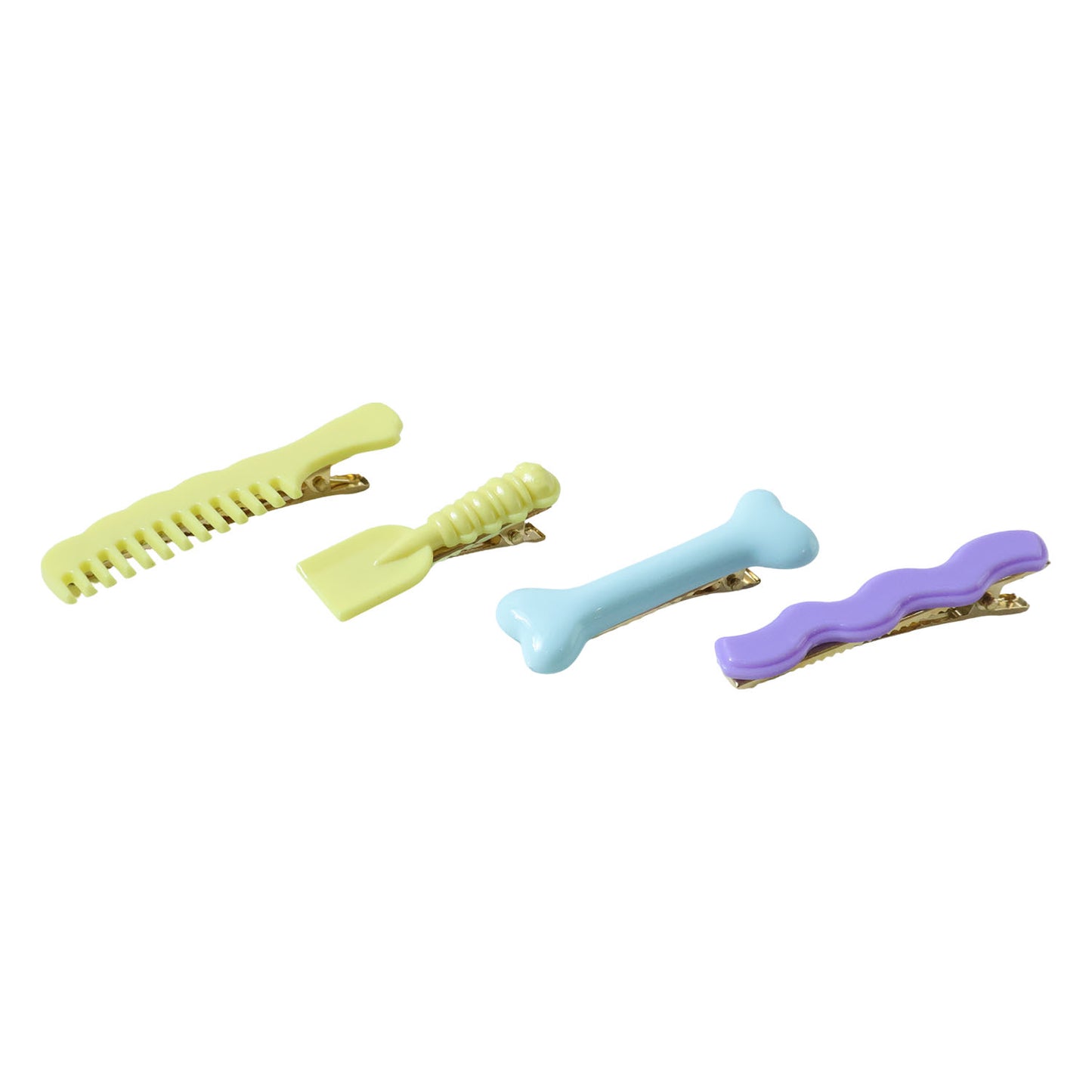 4 Pc Decorative Alligator Hair Clips for Girls & Women - Cute Styling Pins - Happy Price - Image 4