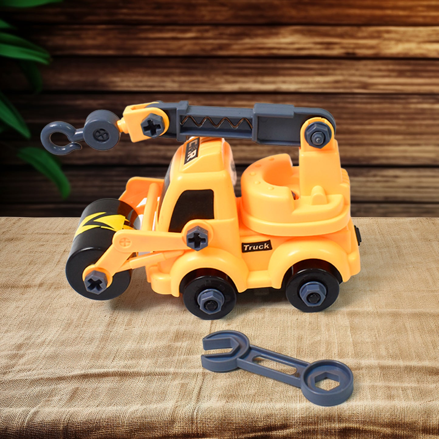 Engineering Vehicles Nut Assembly Vehicle Toy Diy Nut Assembly Vehicle Model Toy Highly Simulation Children Kids Car Model Toy Set (2 Pc Set) - Happy Price - Image 4