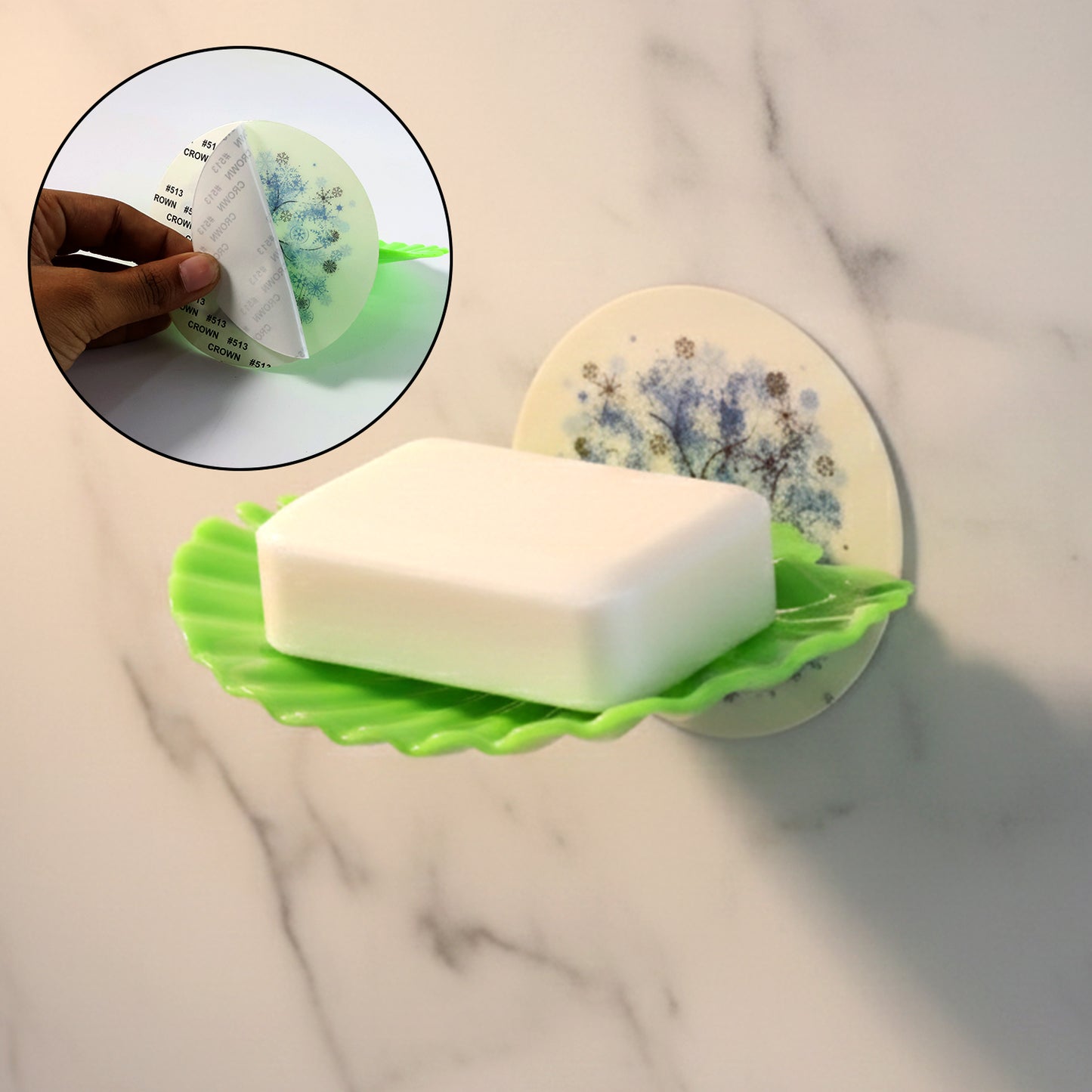 Self-Adhesive Wall Soap Holder Tray with Drainage - 1 Pc - Happy Price - Image 4