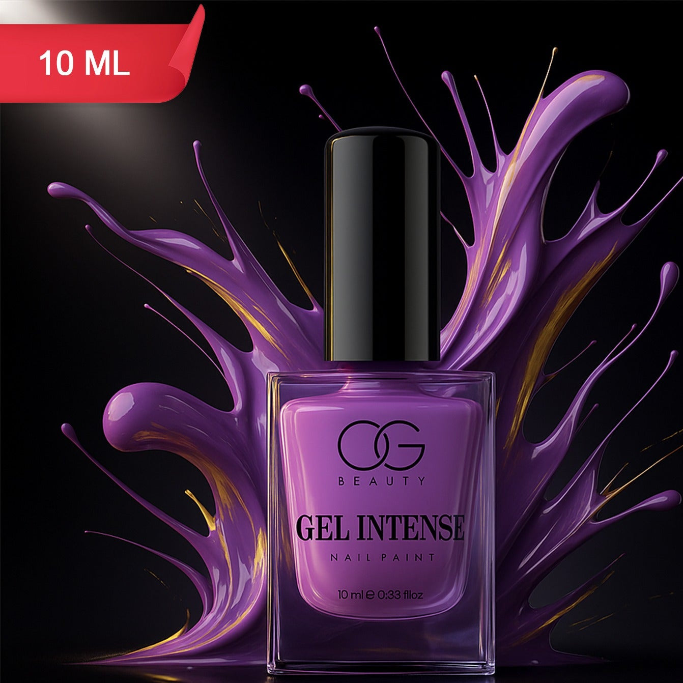 Berry Eclipse Gel Intense Nail Polish - 10 ML, Long-Lasting Glossy Finish - Happy Price - Image 1