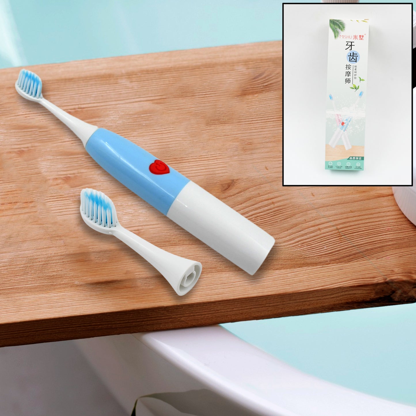 Electric Toothbrushbattery Operate For Home  Travelling Use(1 Pc) - Happy Price - Image 2