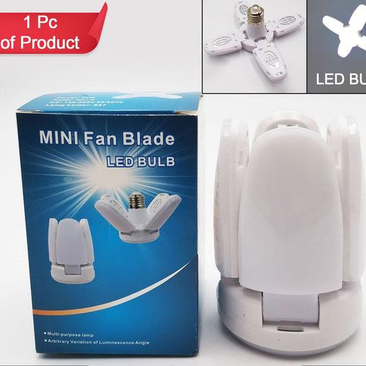 Fan Blade Led Bulb 28v Foldable Led Blade Fan Bulb ( 1 Pc ) - Happy Price - Image 1