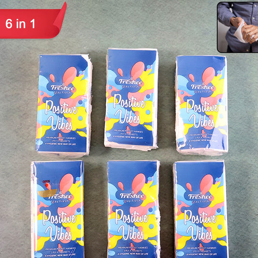 Premium 6-in-1 Soft Pocket Tissue Pack (60 Sheet)