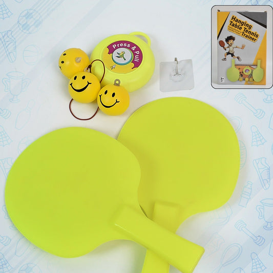 Hanging Table Tennis Trainer Set With Three Ball (1 Set) - Happy Price - Image 1