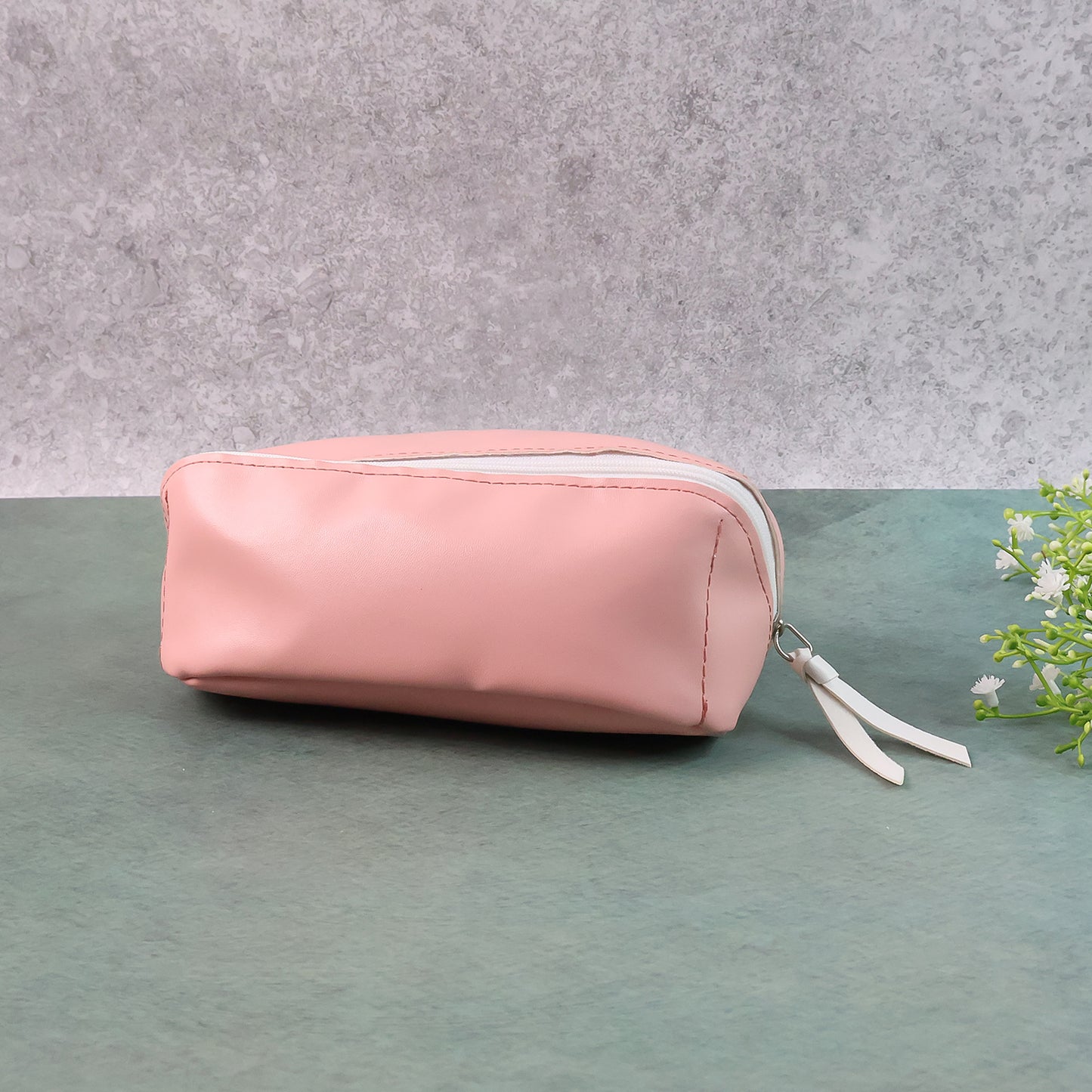 PU Leather Cosmetic & Pencil Pouch - 1 Pc - Happy Price - Image 5