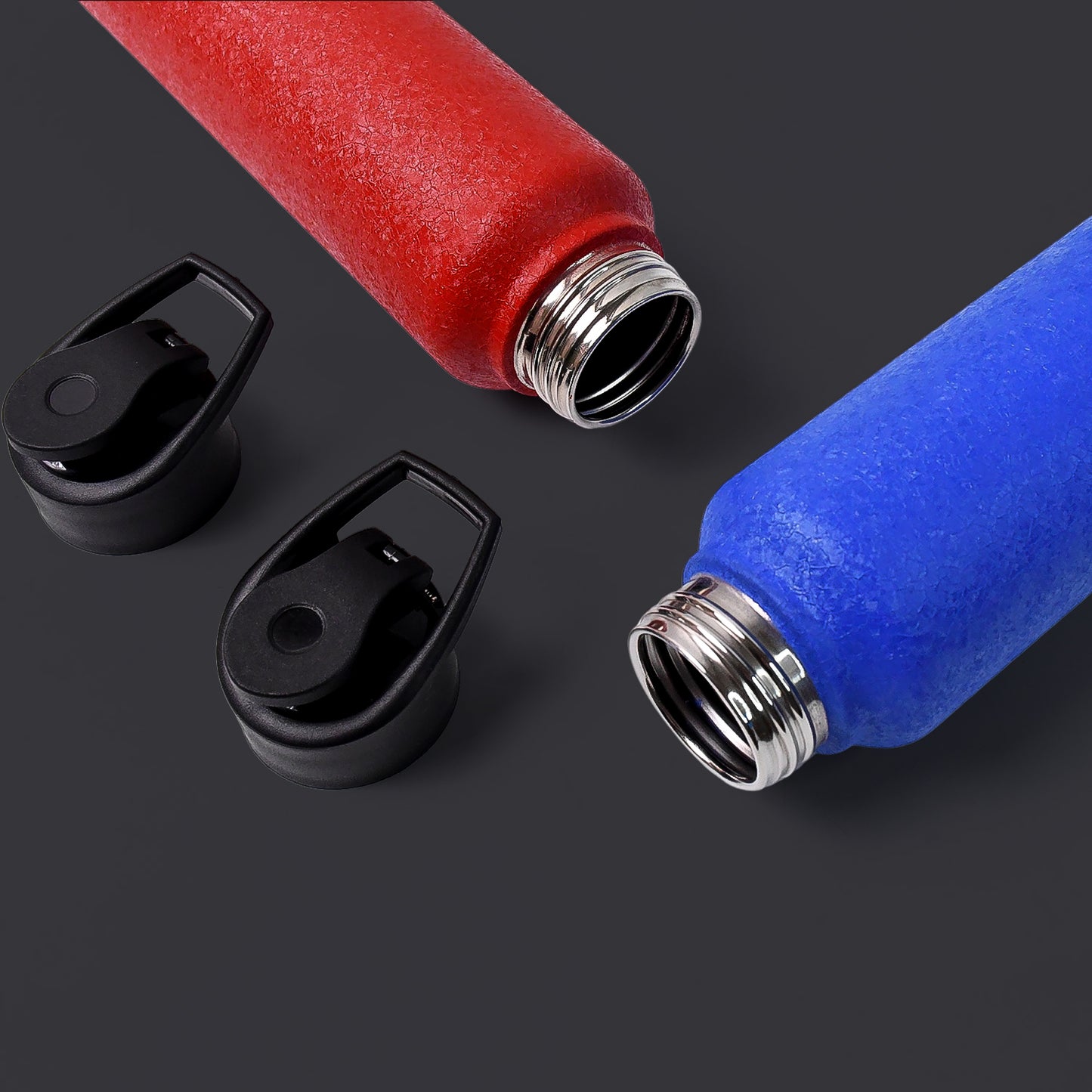 1000ml Stainless Steel Water Bottle for Fridge - Leak Proof, Rust Proof (1 Pc, Mix Colour) - Happy Price - Image 6