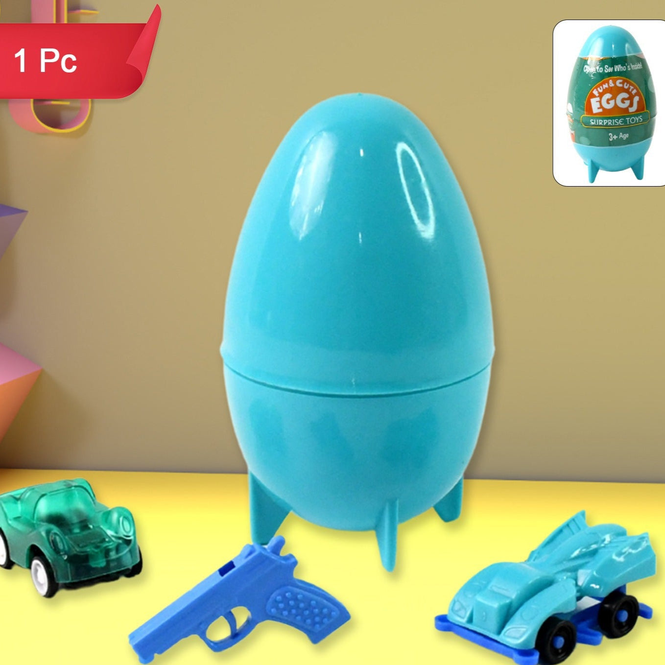 Aditi Fun  Cute Surprise Eggs Toy For Kids (1 Pc) - Happy Price - Image 1