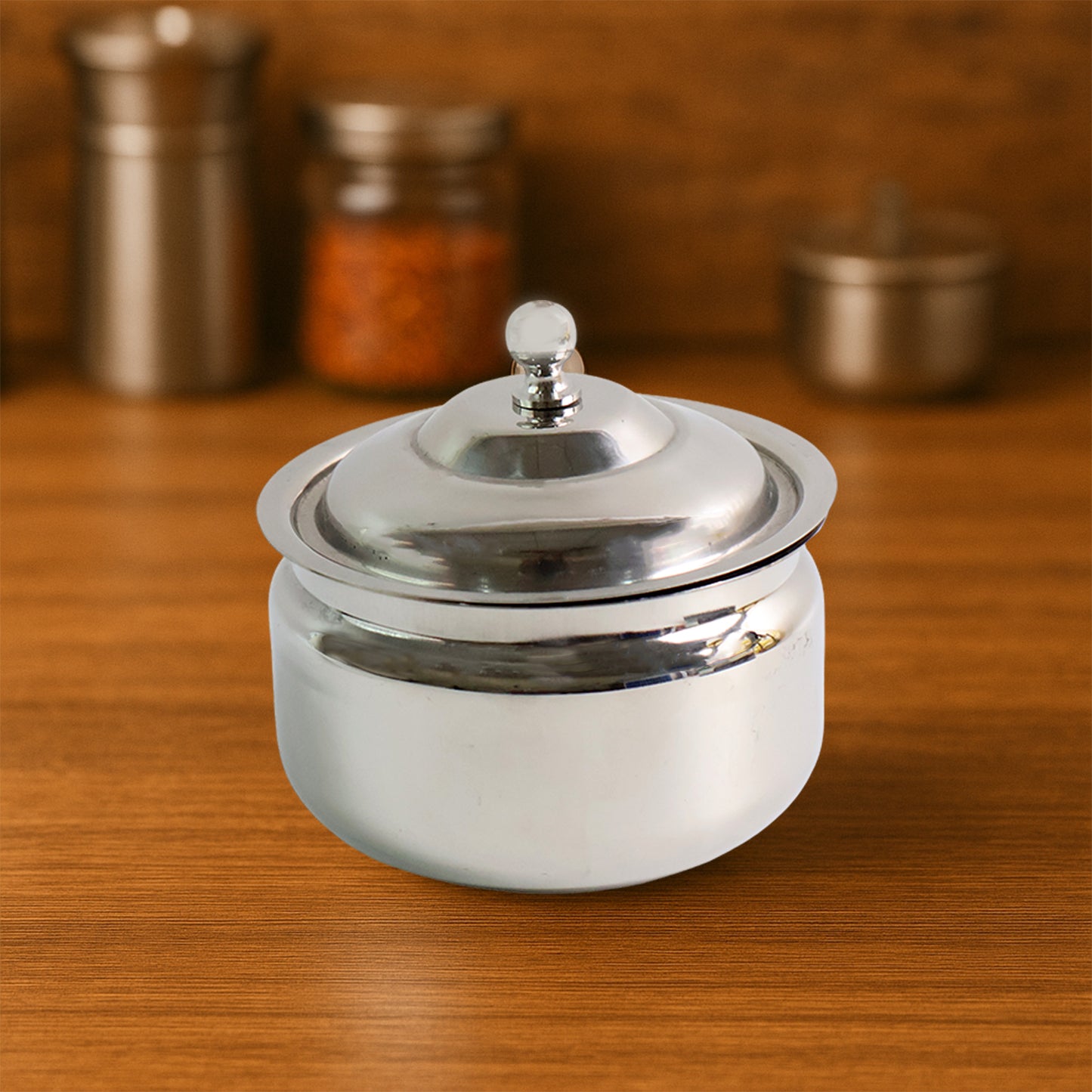 Premium Stainless Steel Ghee Pot - Happy Price - Image 3