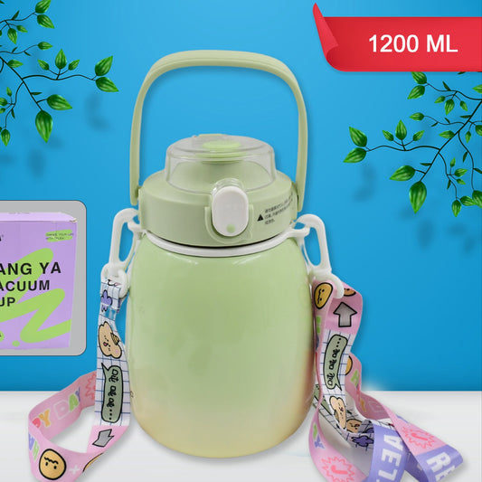 Stainless Steel Mug  Bottle Vacuum Insulated Cup With Handle (1200 Ml) - Happy Price - Image 1