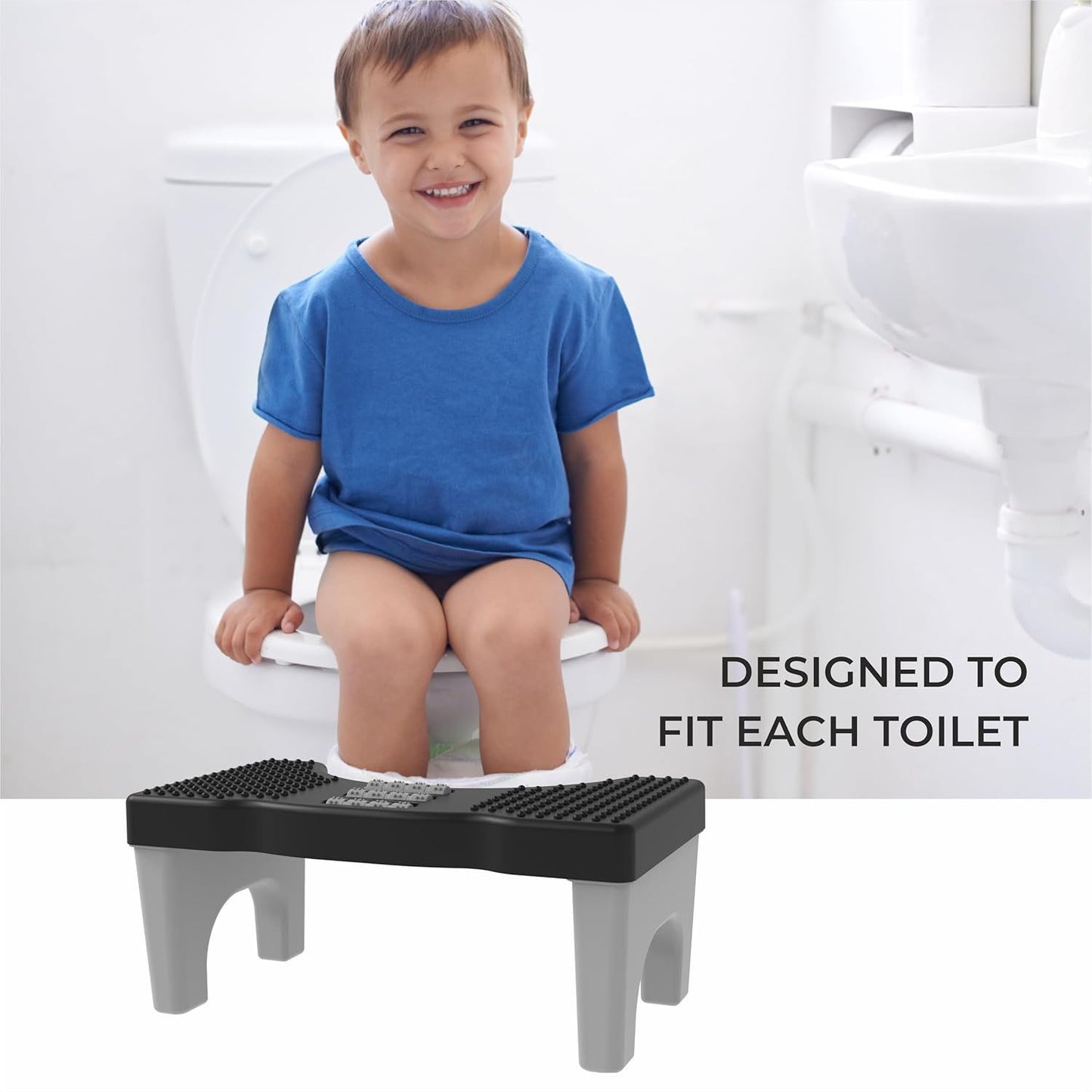 Portable Toilet Foot Stool for Improved Posture - 1 Pc - Happy Price - Image 3