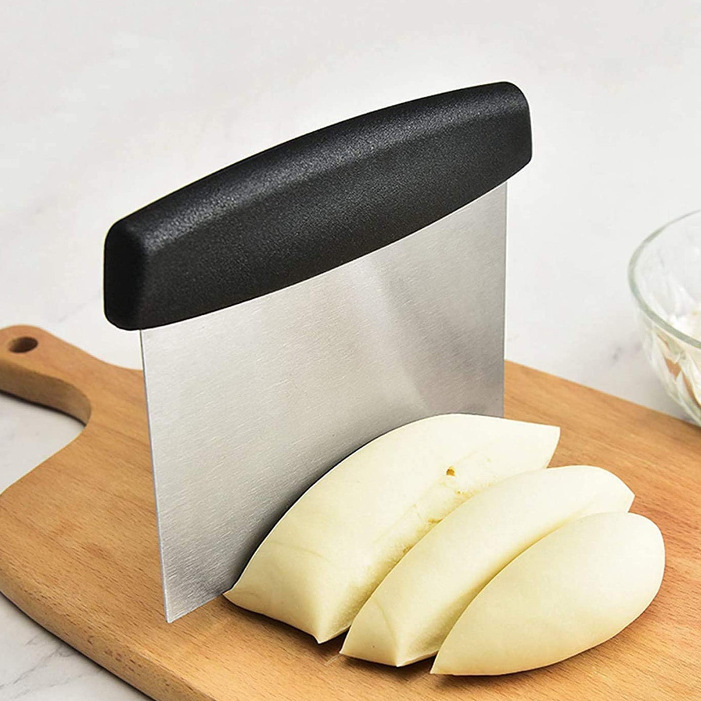 Premium Stainless Steel Dough Scraper (1 Pc) - Happy Price - Image 4
