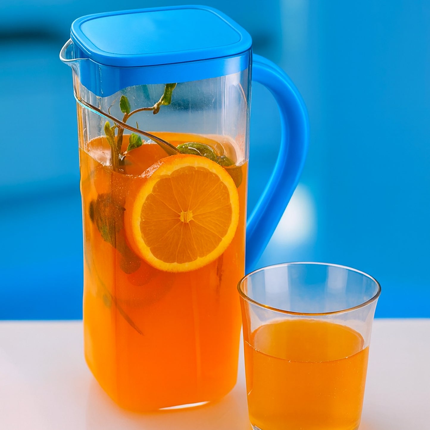 1500ml Plastic Juice and Water Jug with Secure Lid and Easy Grip Handle - Happy Price - Image 7