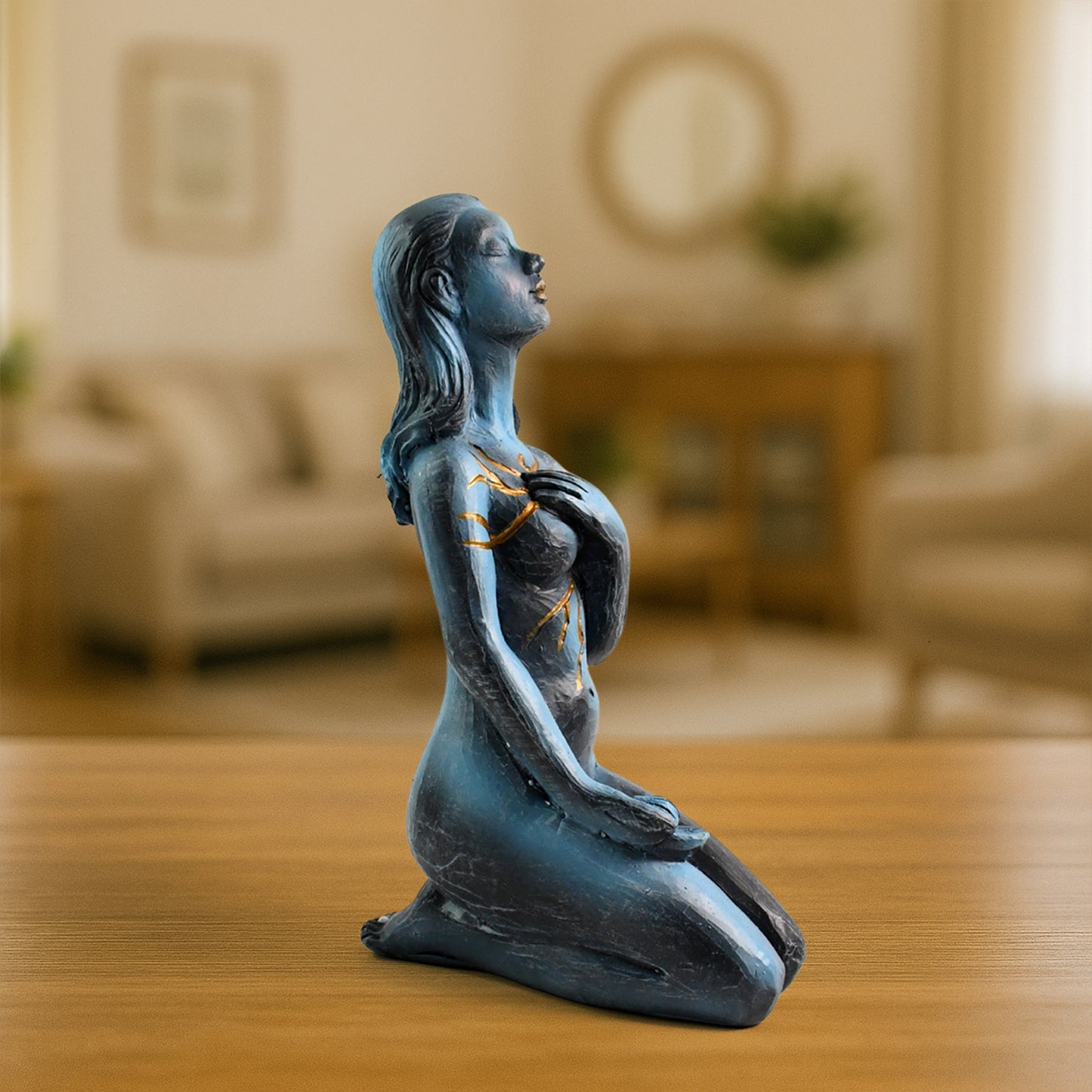 Elegant Resin Kneeling Woman Decorative Statue (1 Pc) - Happy Price - Image 7
