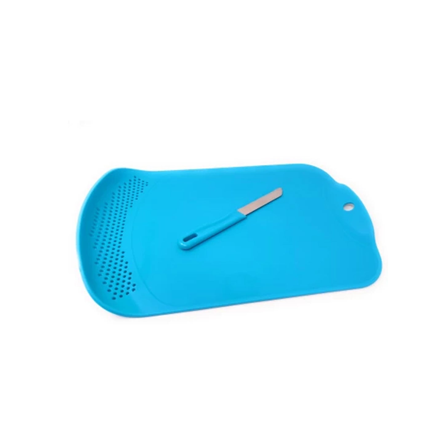 Chop  Drain Vegetables Fruits Chopping Board Sleek Knife - Happy Price - Image 7