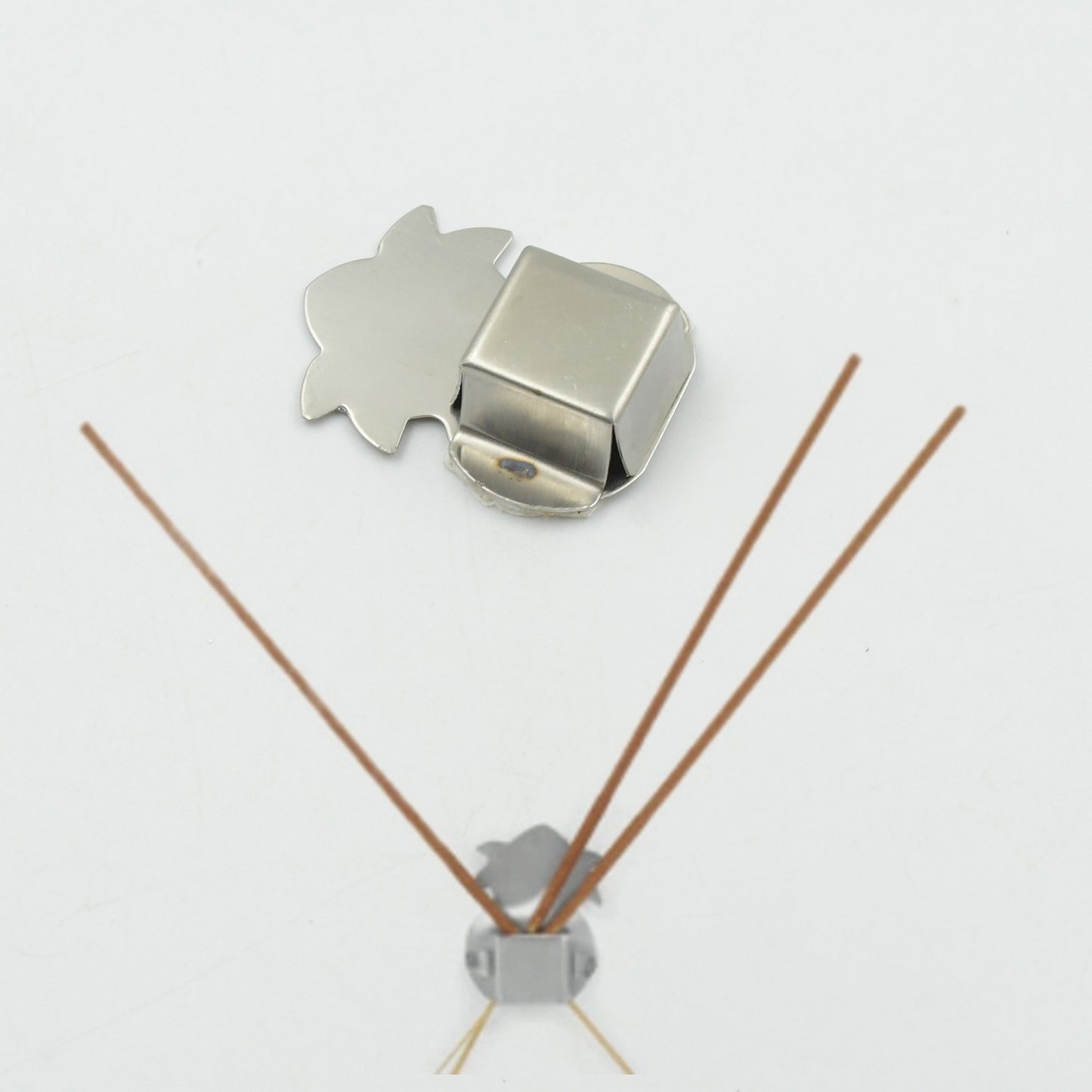 Stainless Steel Agarbatti Stand Agarbatti Holder Stand Self Adhesive Wall Mounted Stand Wall Hook Capacity To Hold 3 Agarbatti - Pack Of 12 Hooks - Happy Price - Image 6