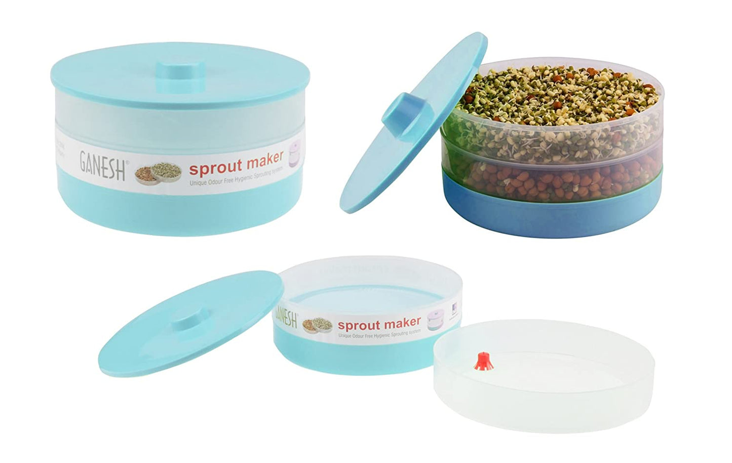 Ganesh Sprout Maker Bean Bowl (1800 Ml) - Happy Price - Image 7