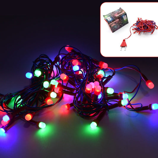 9mtr Home Decoration Diwali  Wedding Led Christmas String Light Indoor And Outdoor Light Festival Decoration Led String Light Multi-color Light 8mm (90l 9 Mtr) - Happy Price - Image 1