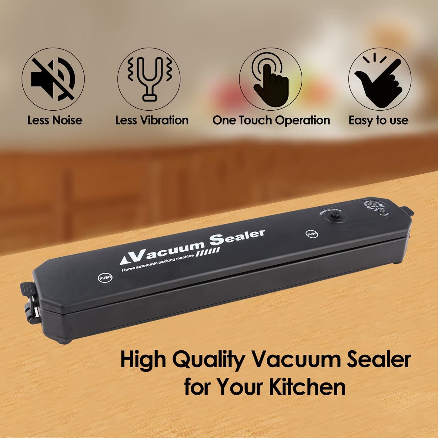 Vacuum Sealer Machine With 10 Pcs Bag (1 Set) - Happy Price - Image 3