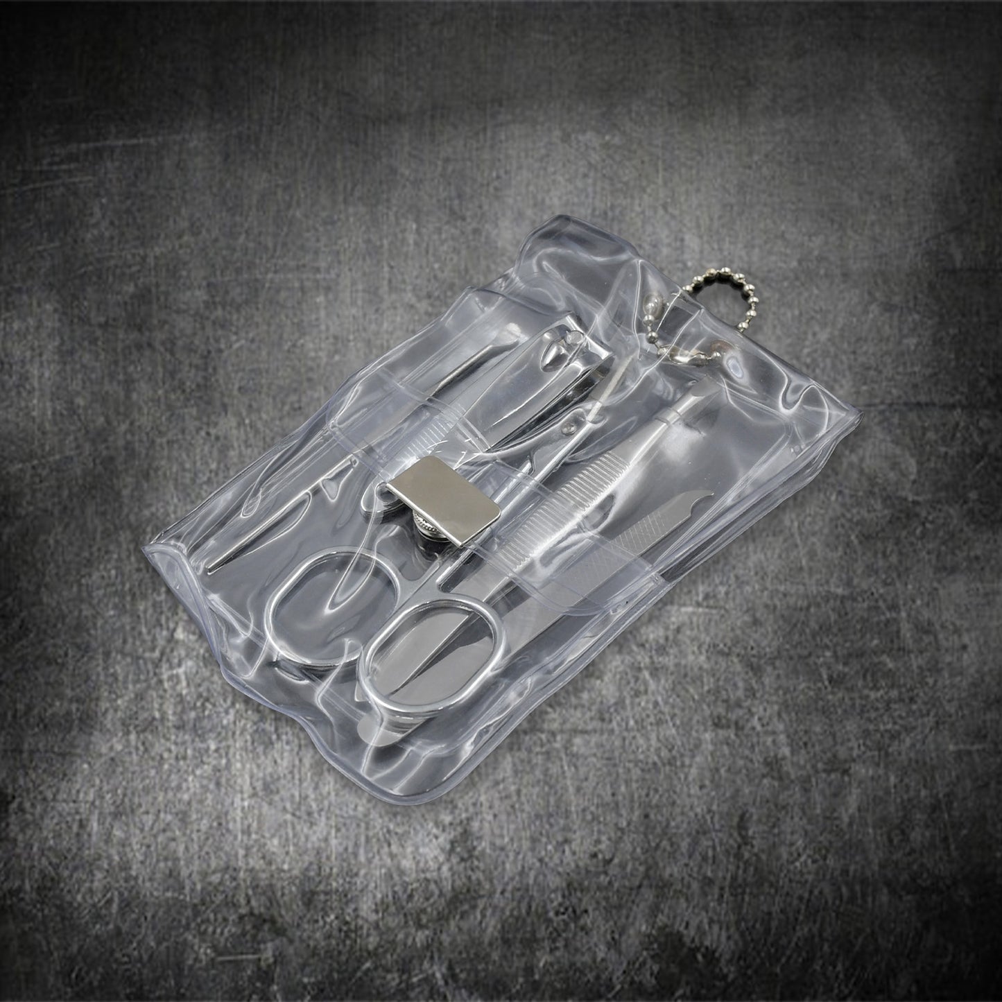 Nail Scissors Professional Nail Clippers Kit Manicure Set 5 Pieces Top Grade Stainless Steel Grooming Kit For Travel Or Home Manicure Set - Happy Price - Image 2