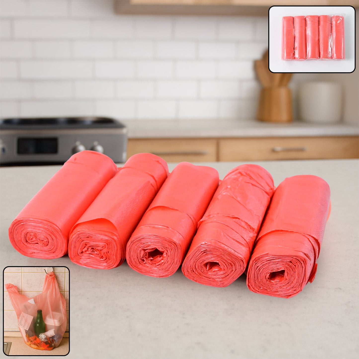 Strong Garbage Bags 45x40 cm - 5 Piece Pack - Happy Price - Image 6