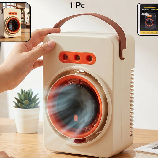 Portable Humidifying Cooler Fan with Mist Function - 1 Pc - Great Price - Image 1