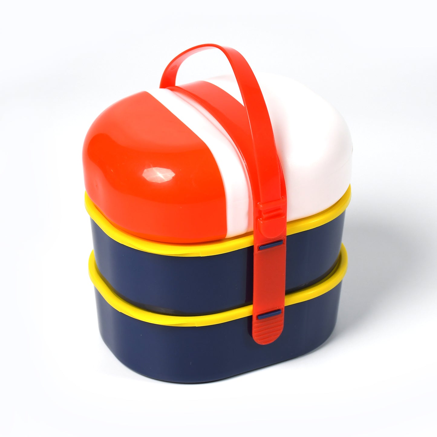 Mr. Chef Smart Lunch Box Capsule Shape Strap-on Lunch Box With Water Bottle And Handle - Happy Price - Image 2