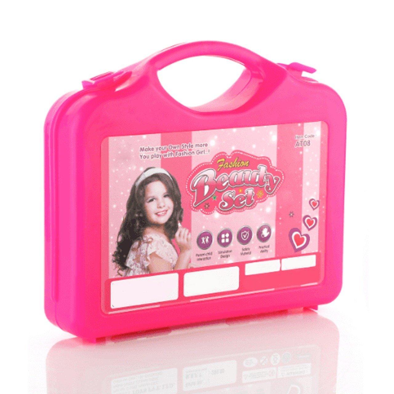 Beauty Make Up Set For Kids Girls With Fold-able Suitcase (Multicolour) - Happy Price - Image 6