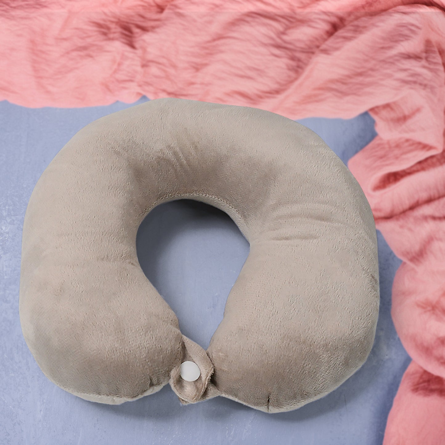 Soft Neck Pillow For Car Home Airplane Travel Travel Neck Pillow For Sleeping  Travel Essentials For Neck Restmultipurpose Comfortable Head Rest Neck Holder Pillow (1 Pc) - Happy Price - Image 2