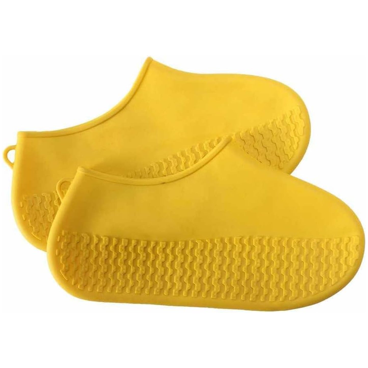 XL Yellow Reusable Silicone Shoe Covers - Waterproof & Anti-Slip (1 Pair) - Happy Price - Image 4