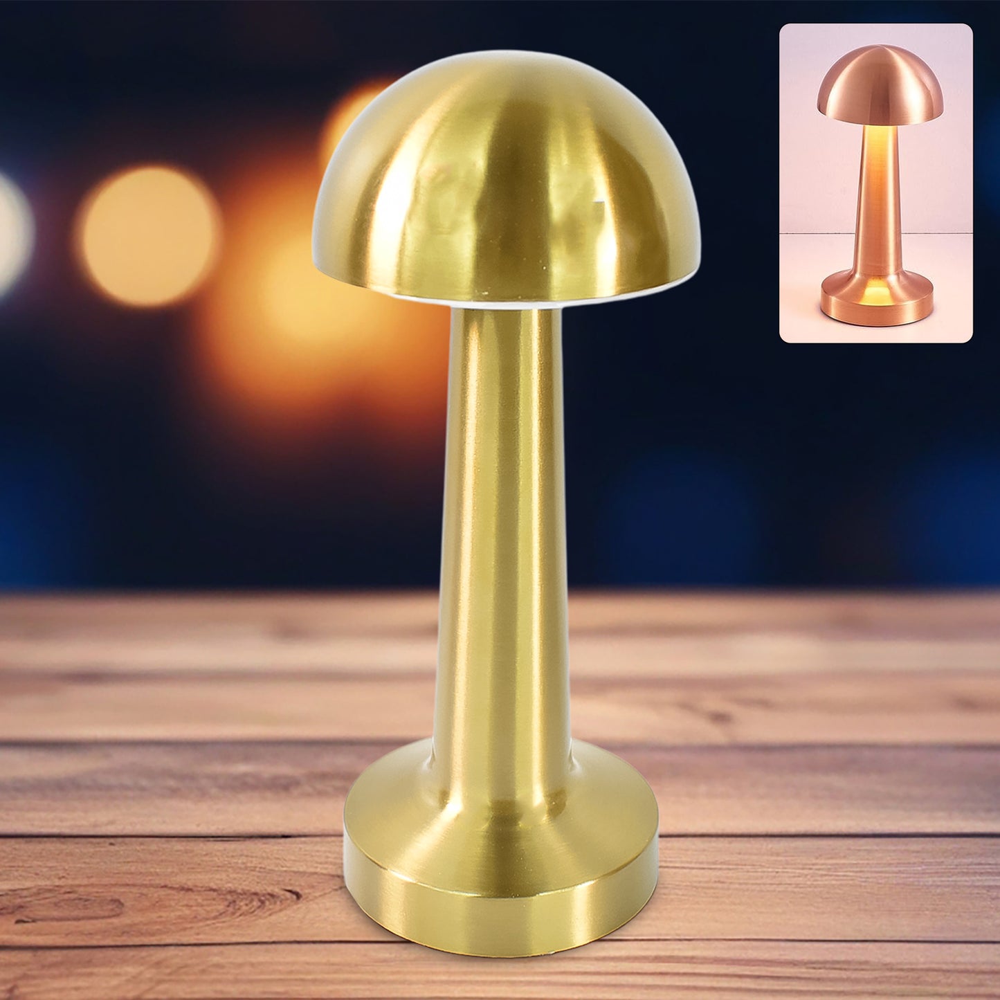 Led Lamp With Touch Control  Decorative Desk Lamp Portable Metal Led Table Lamp - Happy Price - Image 2