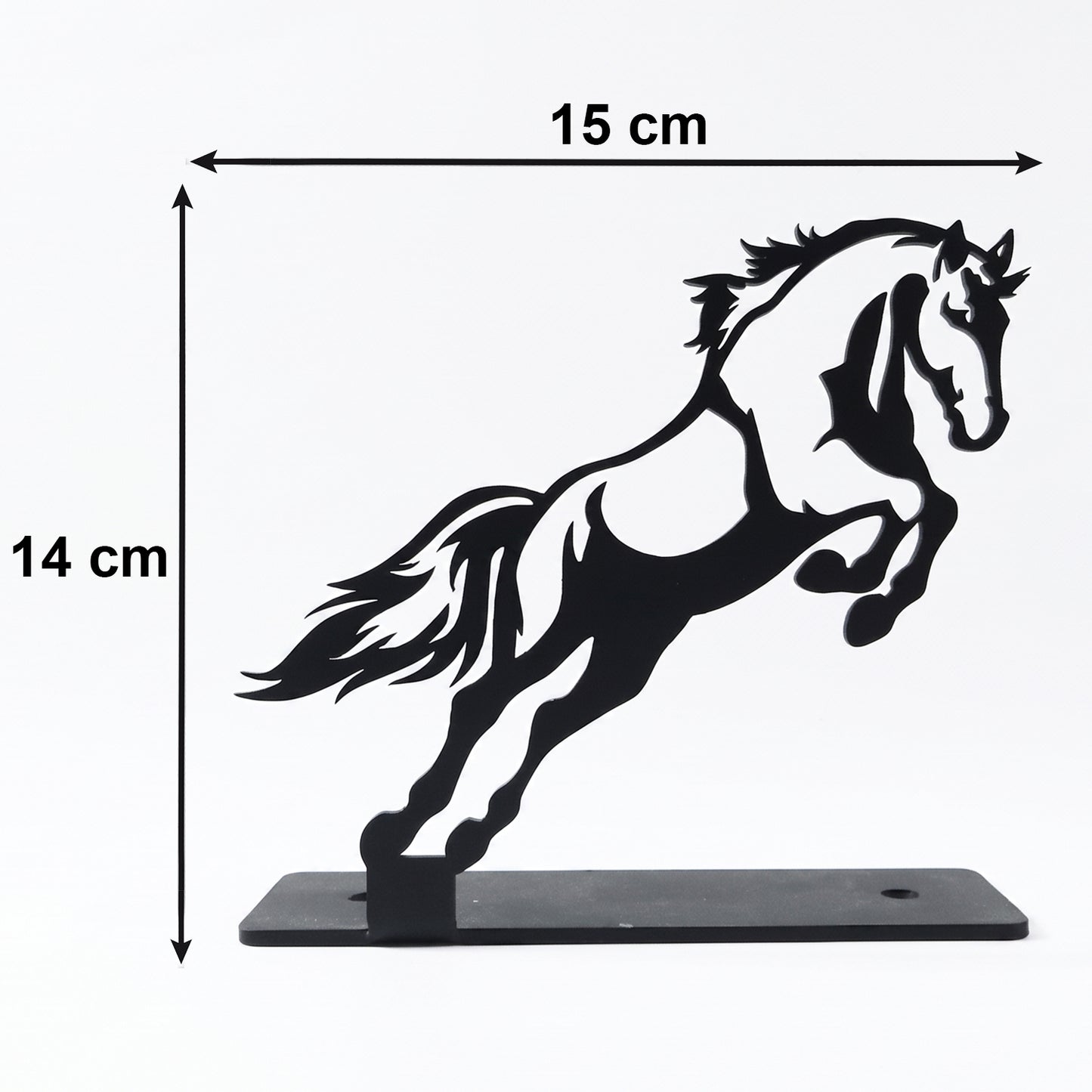 Premium Metal Horse Sculpture Table Dcor (1 Pc)