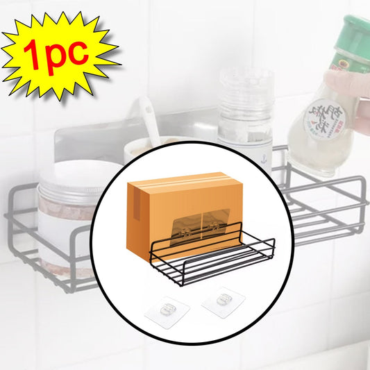 Multipurpose Wall Mount Metal Bathroom Shelf And Rack For Home And Kitchen. - Happy Price - Image 1