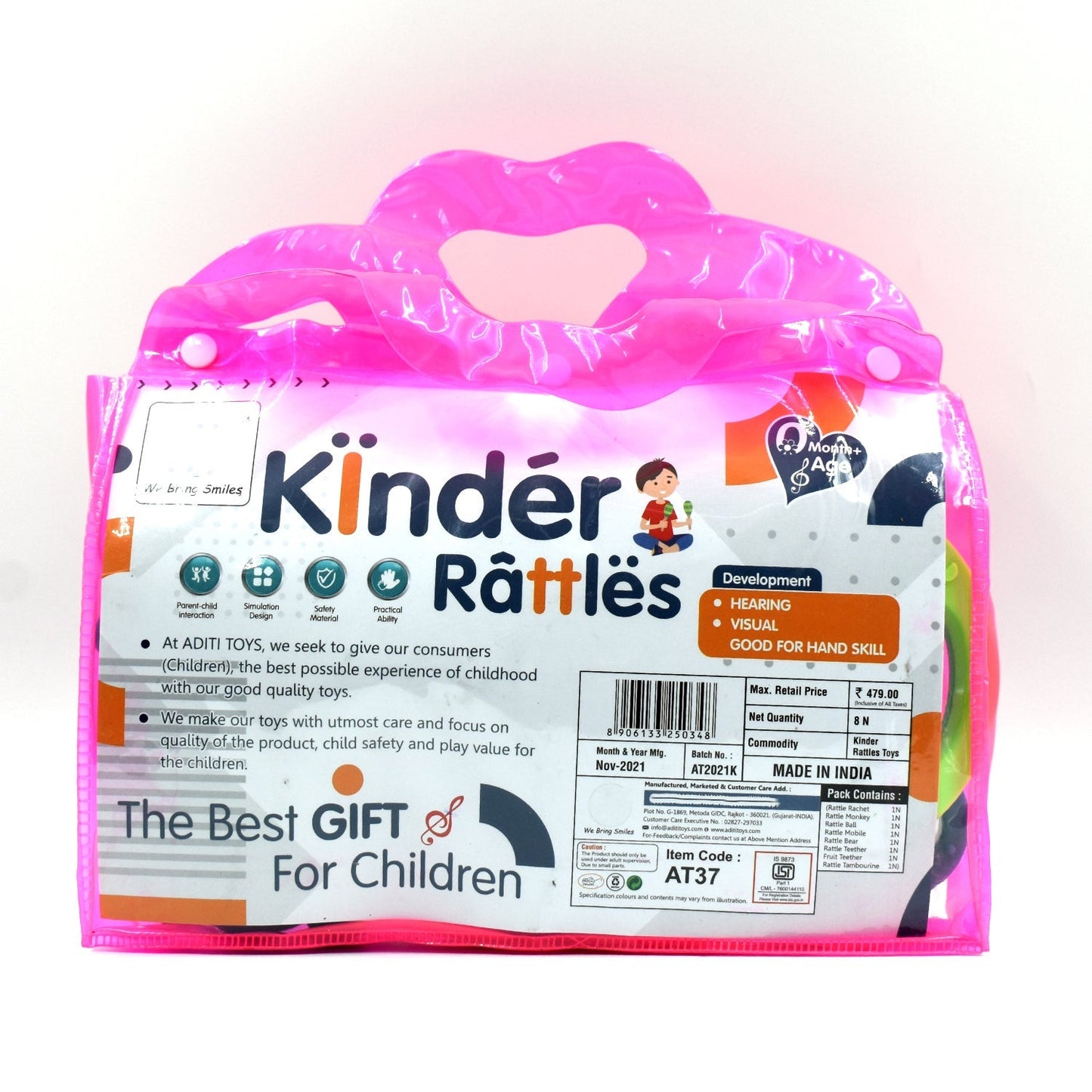 At37 Rattles Baby Toy And Game For Kids For Playing And Enjoying Purposes. - Happy Price - Image 7