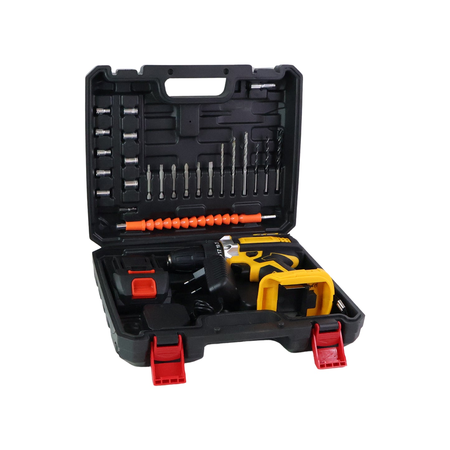 Cordless Drill Machine Tool Kit with Bits and Carry Case - Happy Price - Image 2