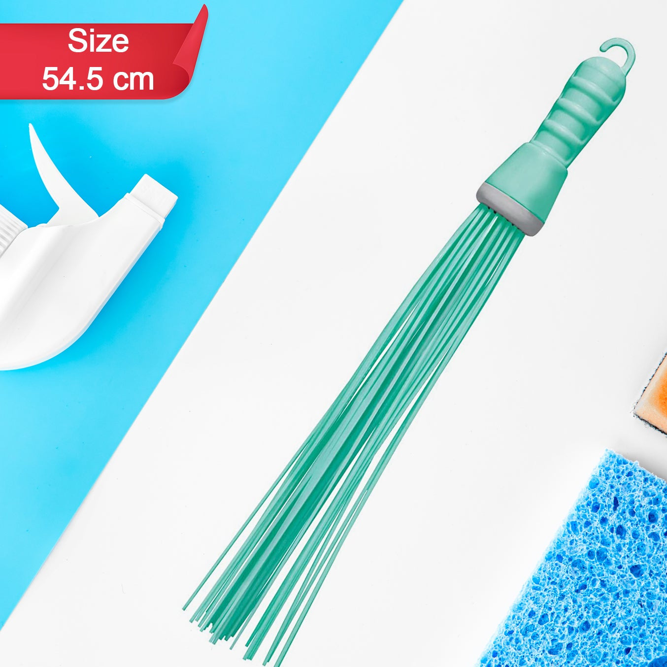 Durable Plastic Scrub Brush for Bathroom & Wet/Dry Floor Cleaning - Happy Price - Image 1