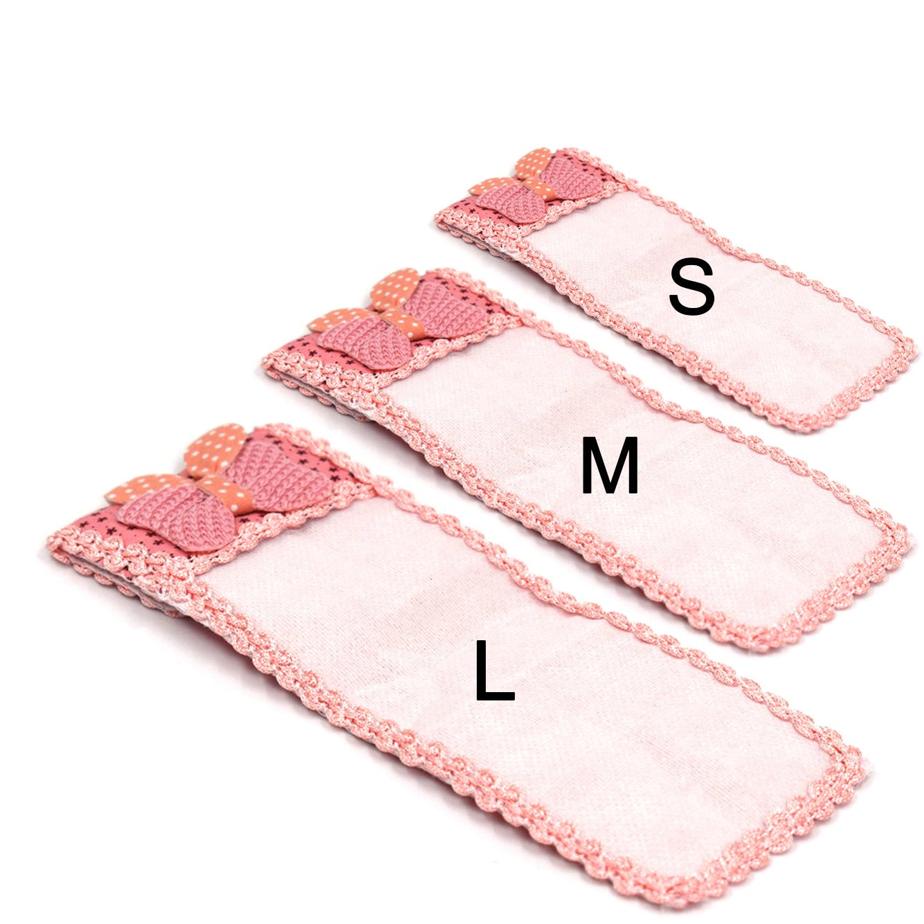 7638 3pc Remote Cover With Bow Knot For Tv Air Conditioner D2h Dth Remote Control Dust Cover