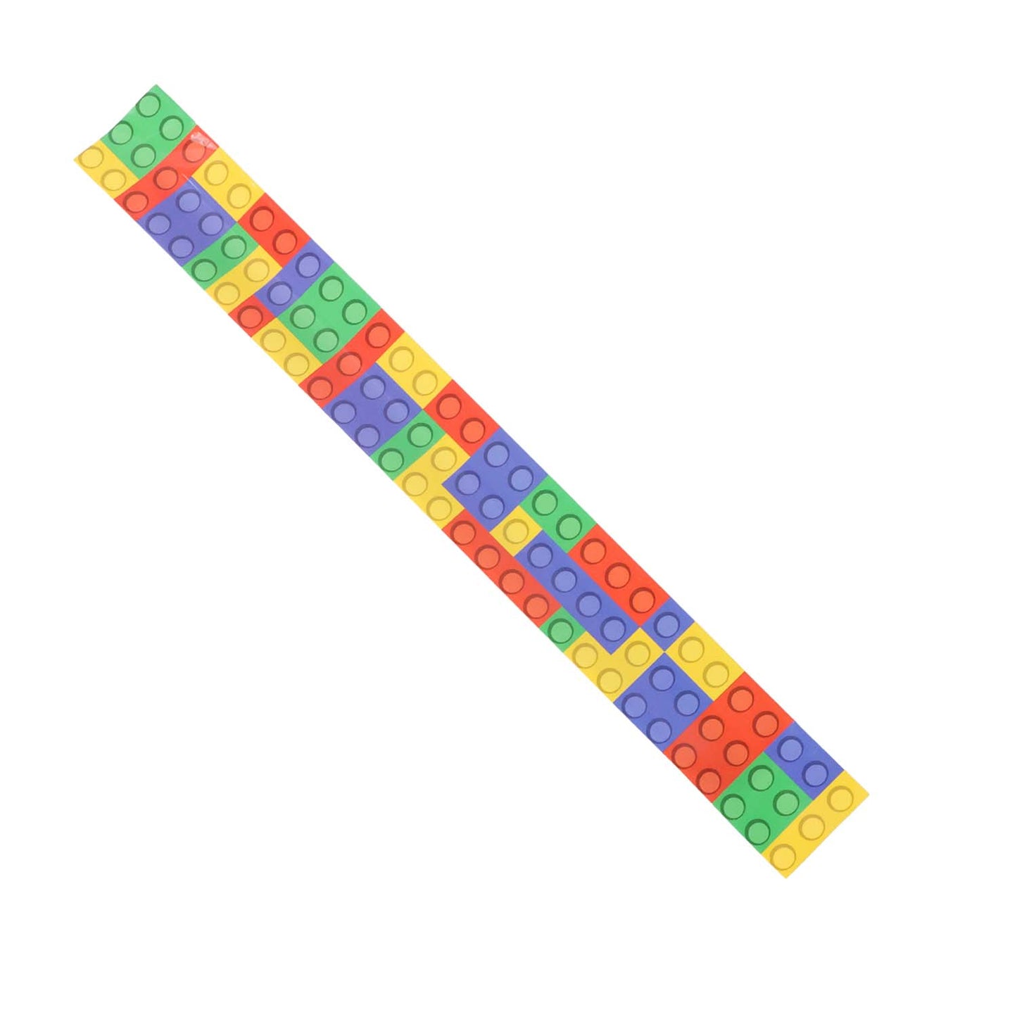 12 Pc Colorful Brick Pattern Slap Bracelets for Kids - Happy Price - Image 4