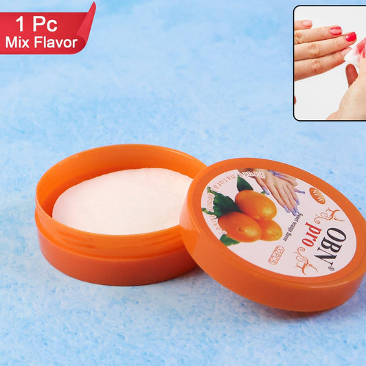 OBI Pro Nail Polish Remover Wipes - 1 Pc Travel Jar, Quick & Gentle - Happy Price - Image 1