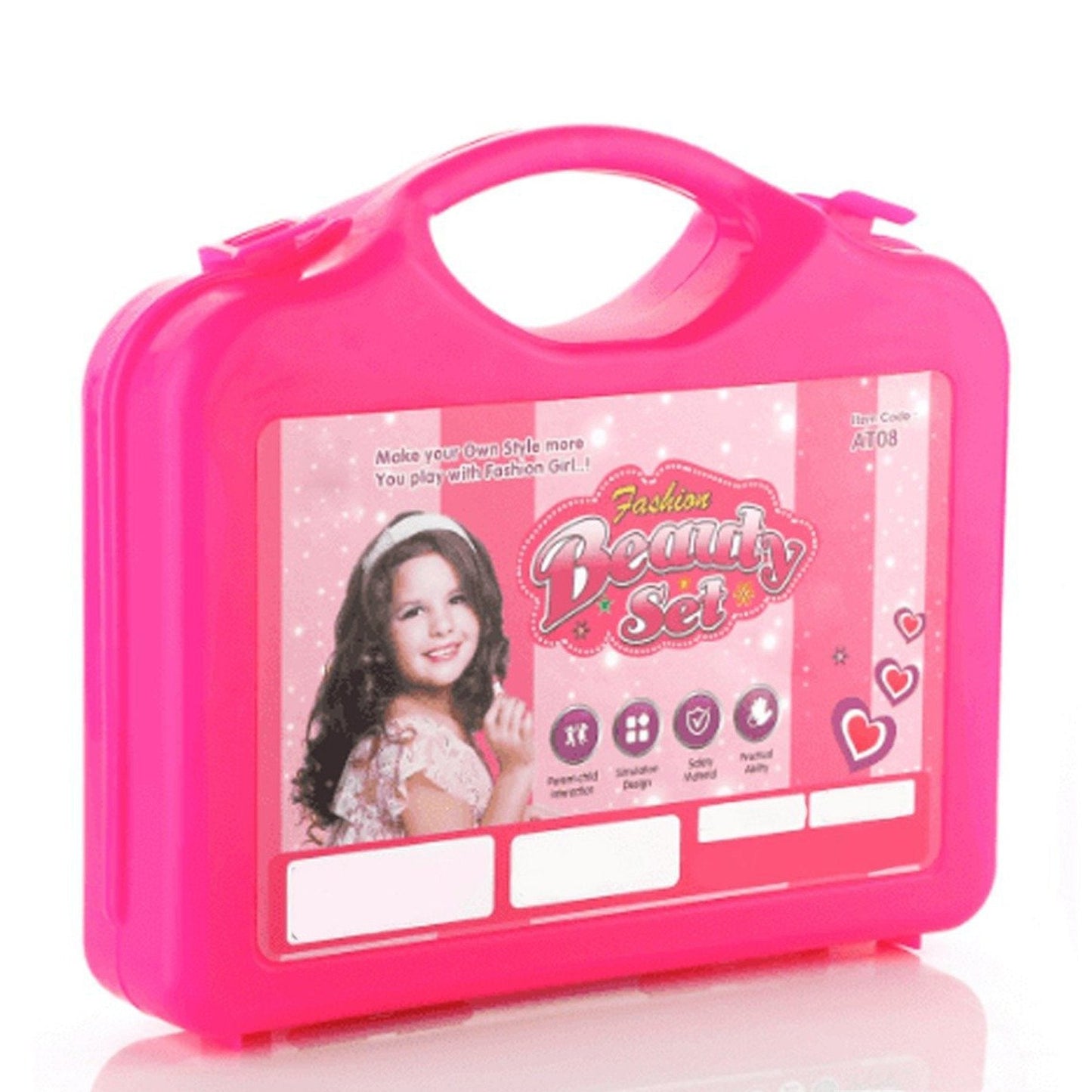 Beauty Make Up Set For Kids Girls With Fold-able Suitcase (Multicolour) - Happy Price - Image 1
