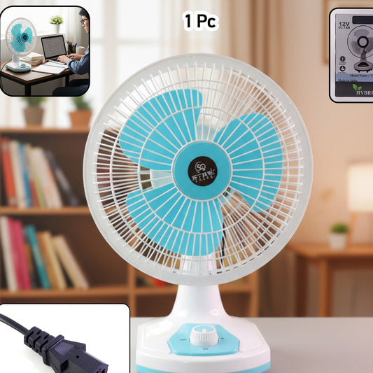 12V DC Table Fan with Variable Speed Control - 1 Piece - Happy Price - Image 1